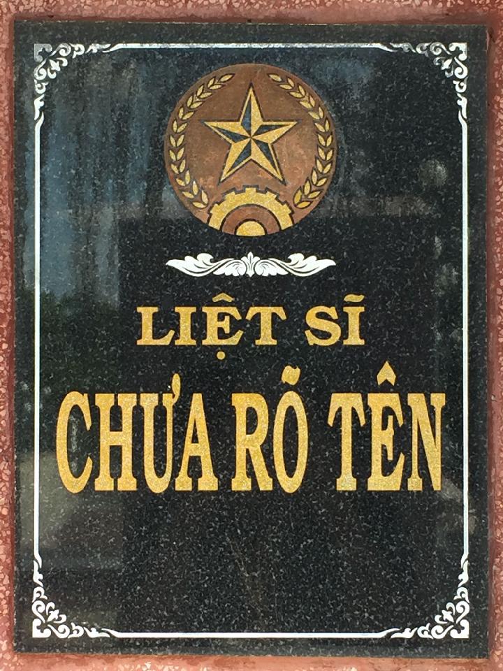 Ảnh mộ liệt sĩ Liệt sĩ chưa biết tên