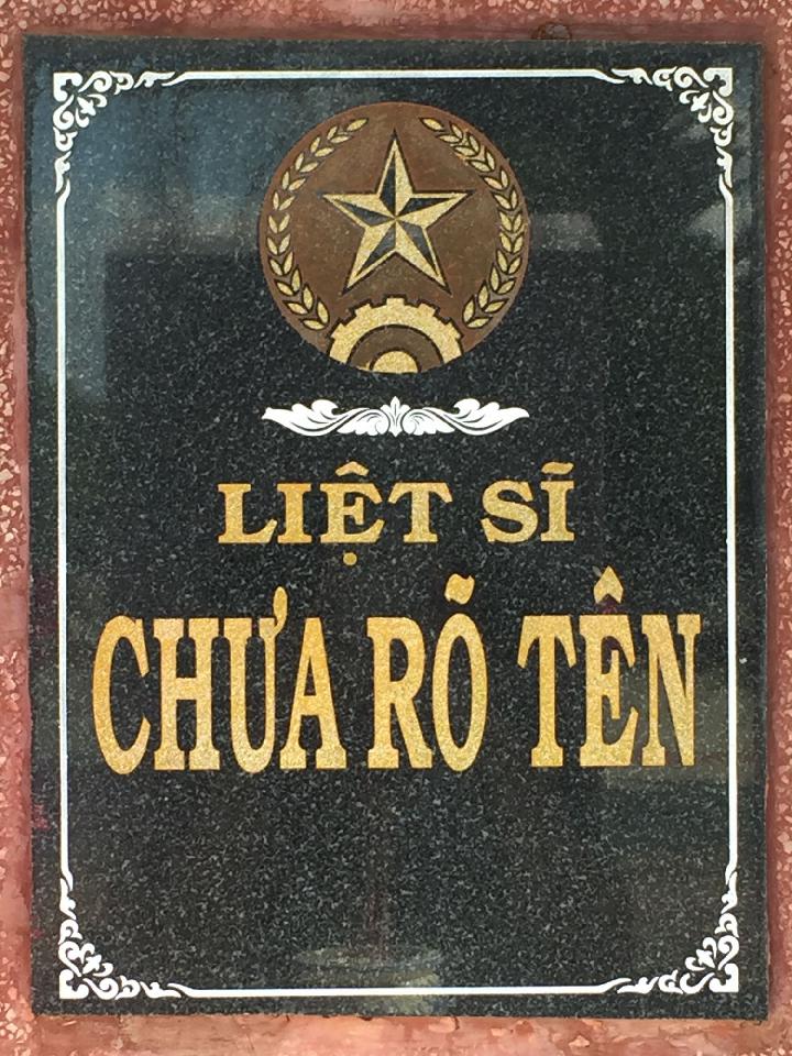 Ảnh mộ liệt sĩ Liệt sĩ chưa biết tên