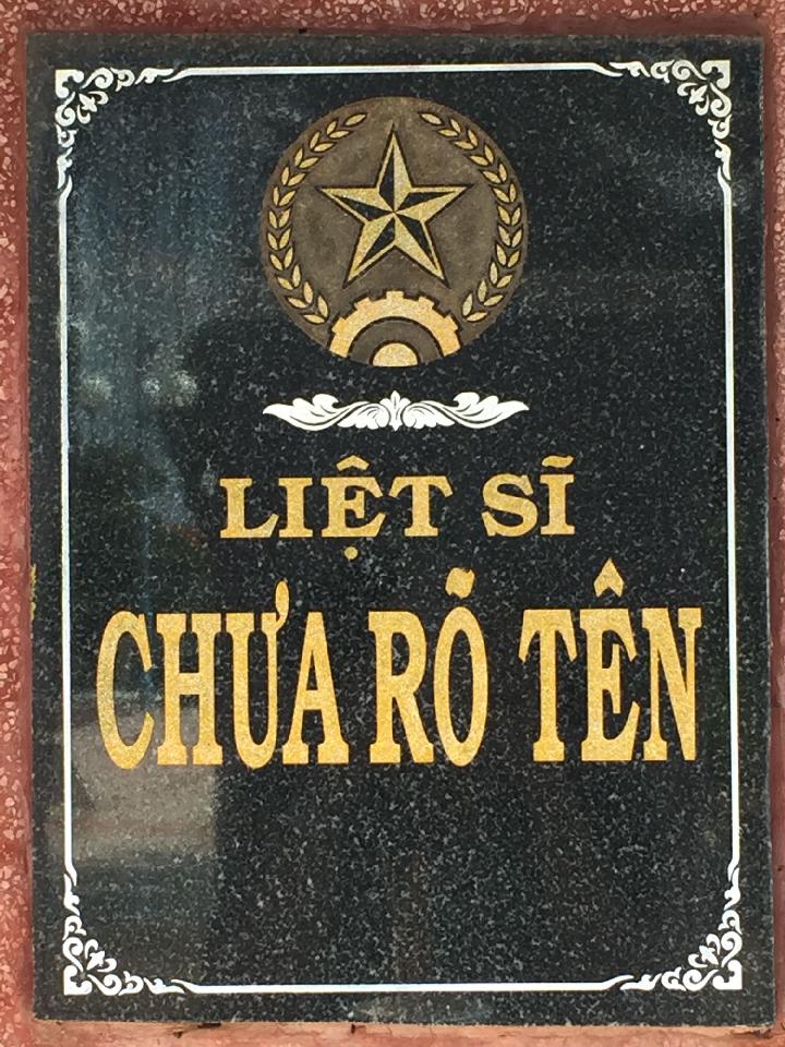 Ảnh mộ liệt sĩ Liệt sĩ chưa biết tên