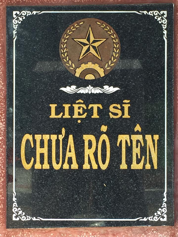 Ảnh mộ liệt sĩ Liệt sĩ chưa biết tên