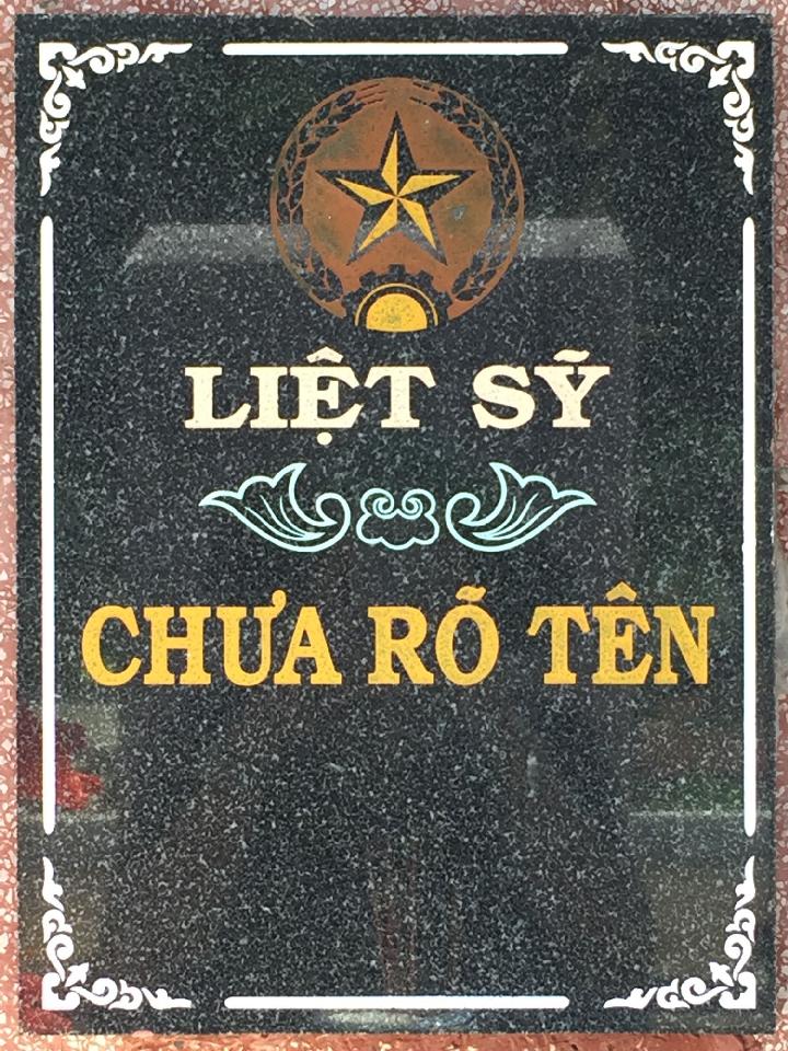 Ảnh mộ liệt sĩ Liệt sĩ chưa biết tên