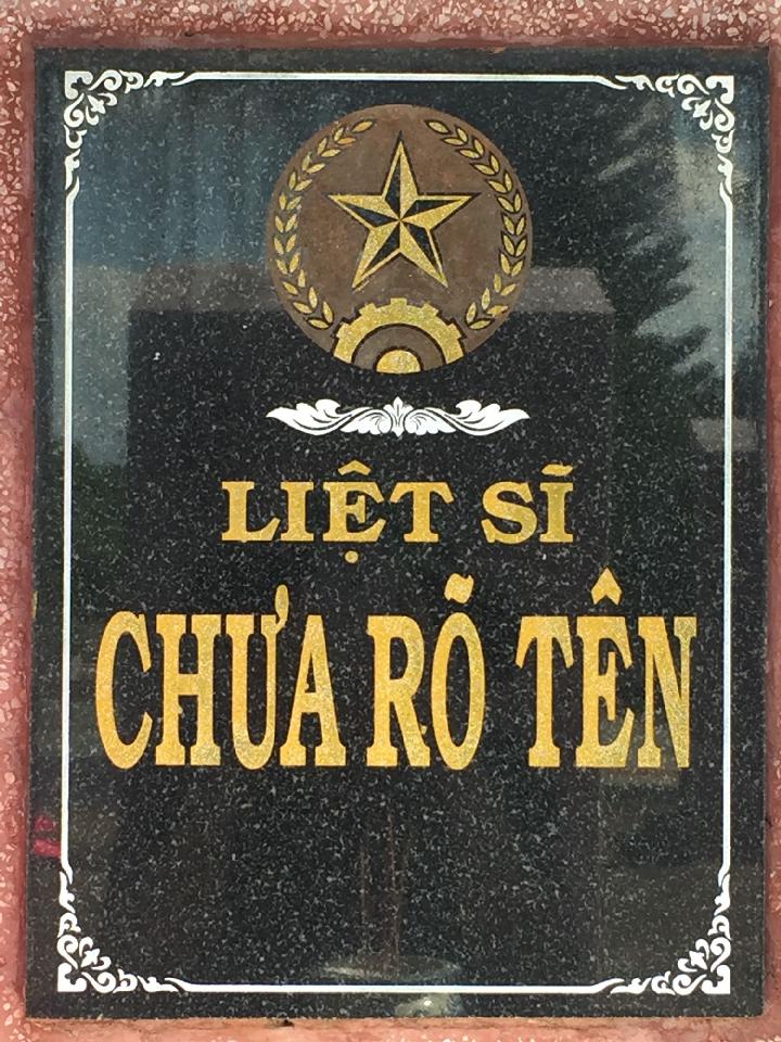 Ảnh mộ liệt sĩ Liệt sĩ chưa biết tên