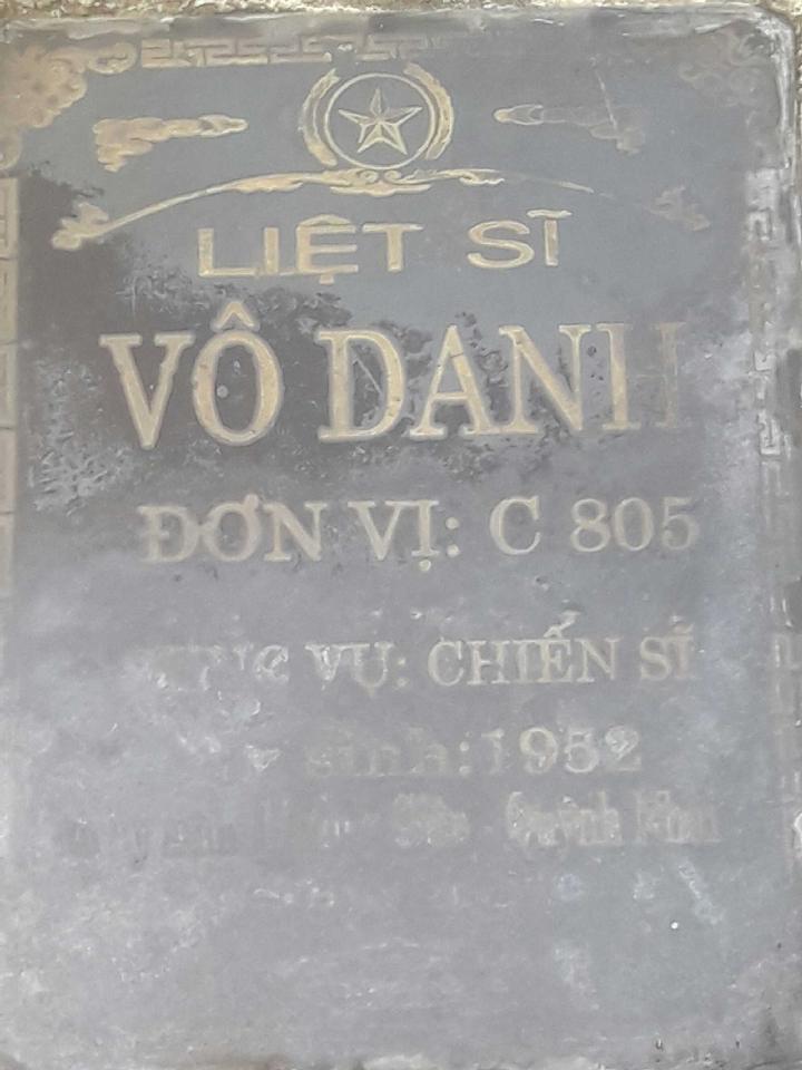 Ảnh mộ liệt sĩ Liệt sĩ chưa biết tên