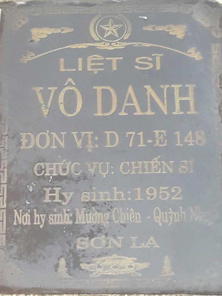 Ảnh mộ liệt sĩ Liệt sĩ chưa biết tên