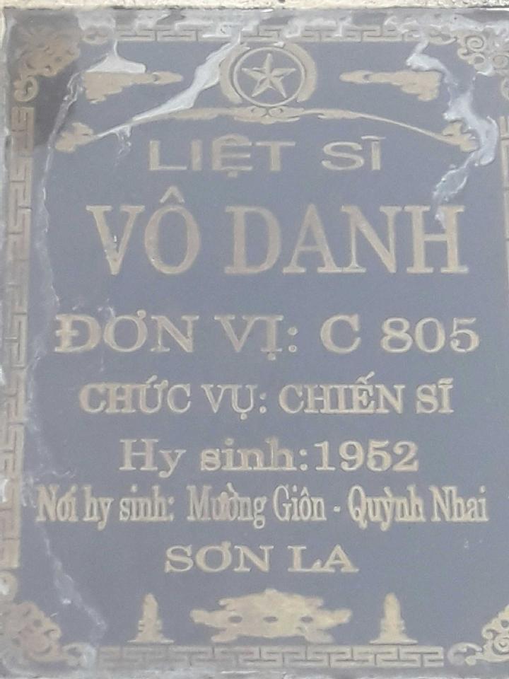 Ảnh mộ liệt sĩ Liệt sĩ chưa biết tên