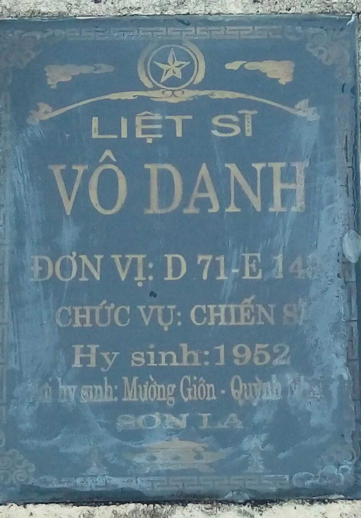 Ảnh mộ liệt sĩ Liệt sĩ chưa biết tên