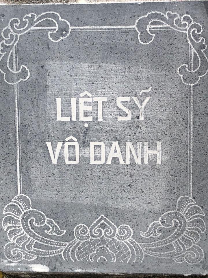 Ảnh mộ liệt sĩ Liệt sĩ chưa biết tên