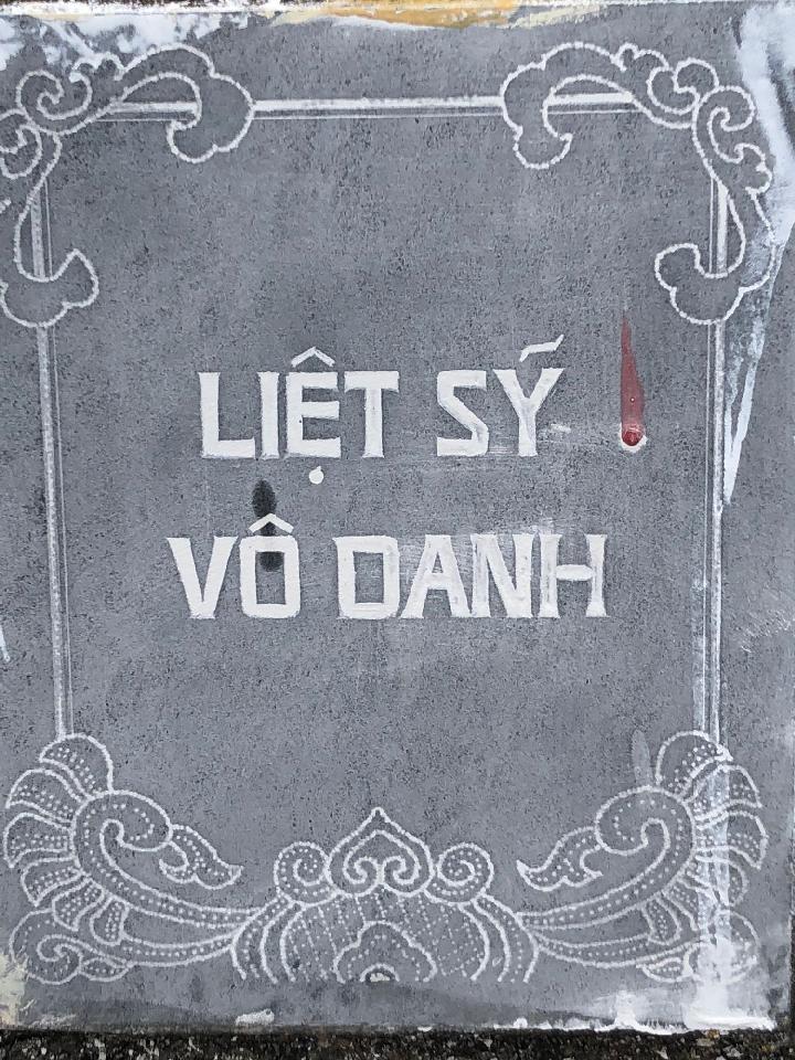 Ảnh mộ liệt sĩ Liệt sĩ chưa biết tên