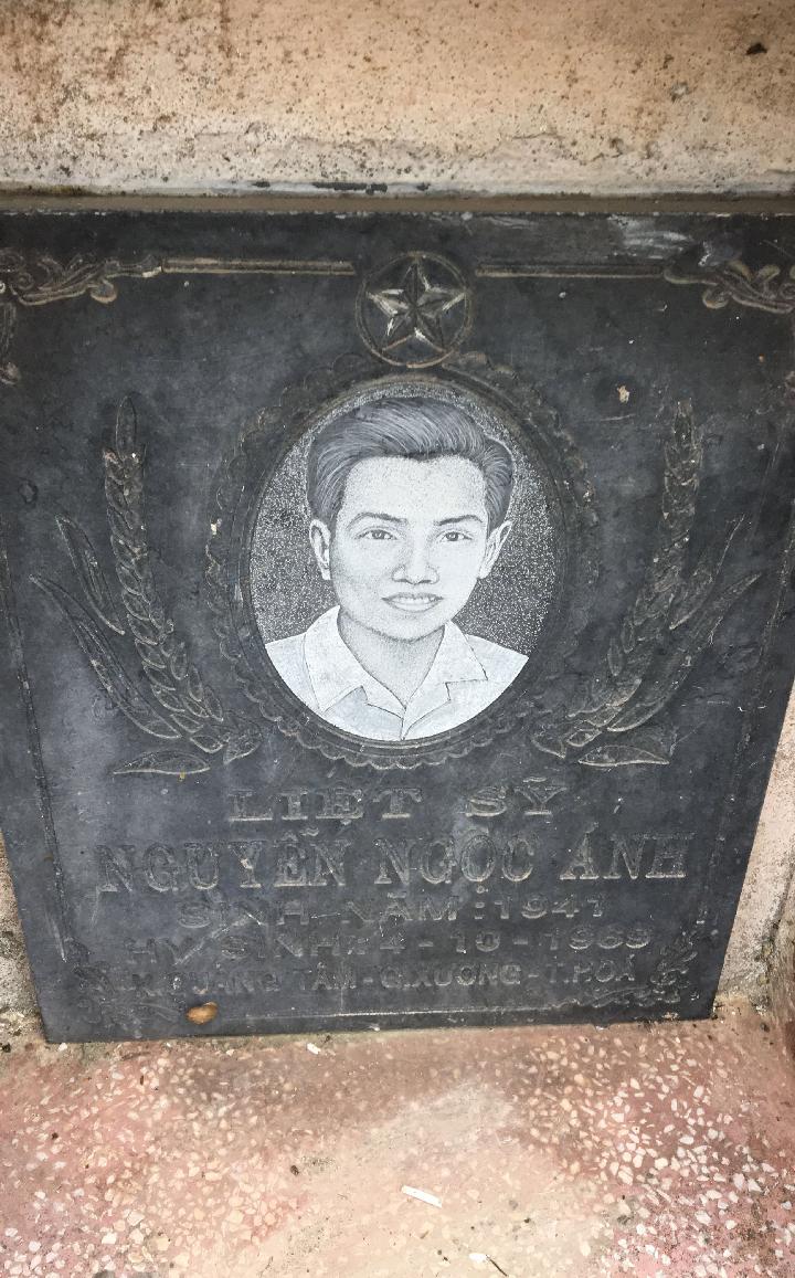 Ảnh mộ liệt sĩ NGUYỄN NGỌC ÁNH